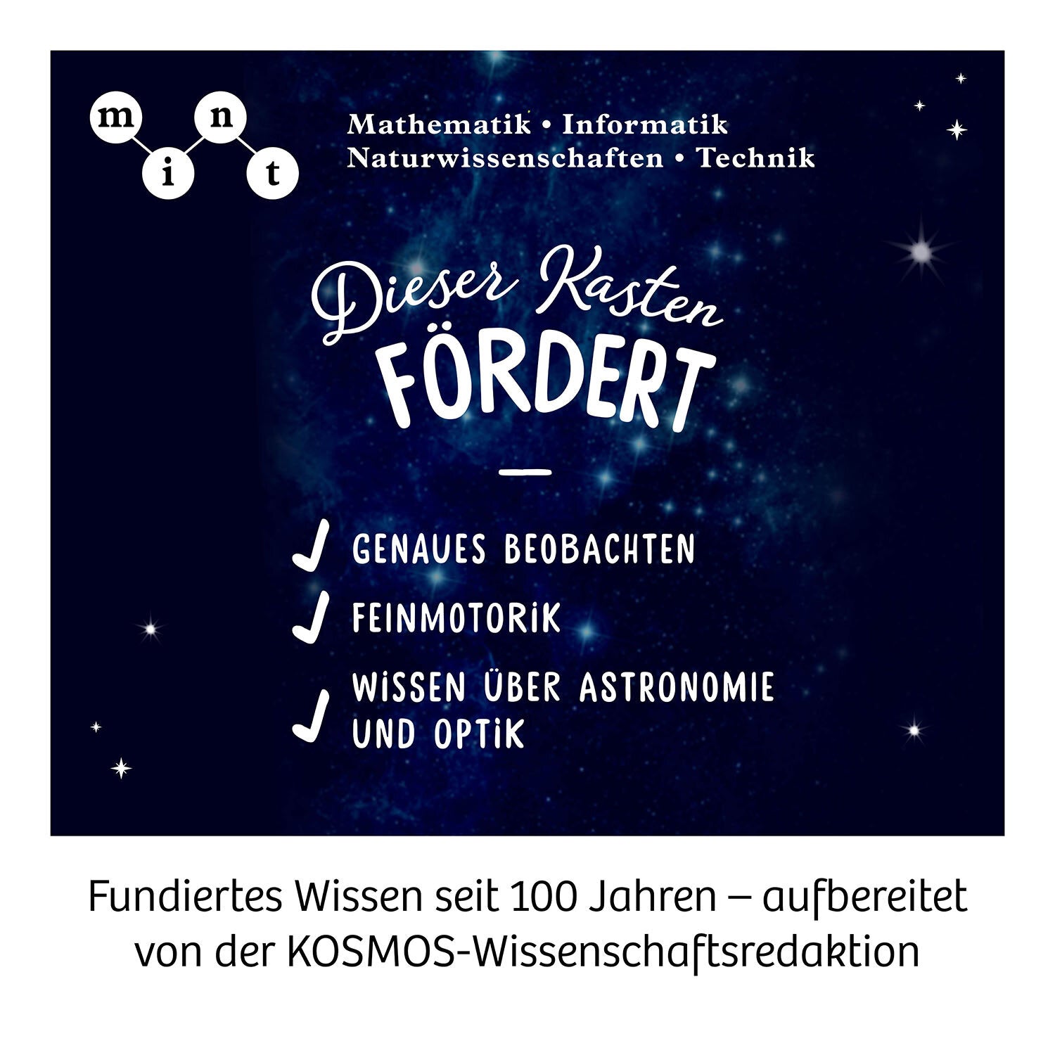 Kosmos Teleskop – Astro, Durchmesser 70 mm, Brennweite 700 mm, 175× Vergrösserung, 12–14 Jahre