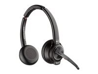 Poly Savi 8220 – Duo Headset, On-Ear – DECT – SoundGuard DIGITAL, Ladestation – Schwarz – bis 13 h