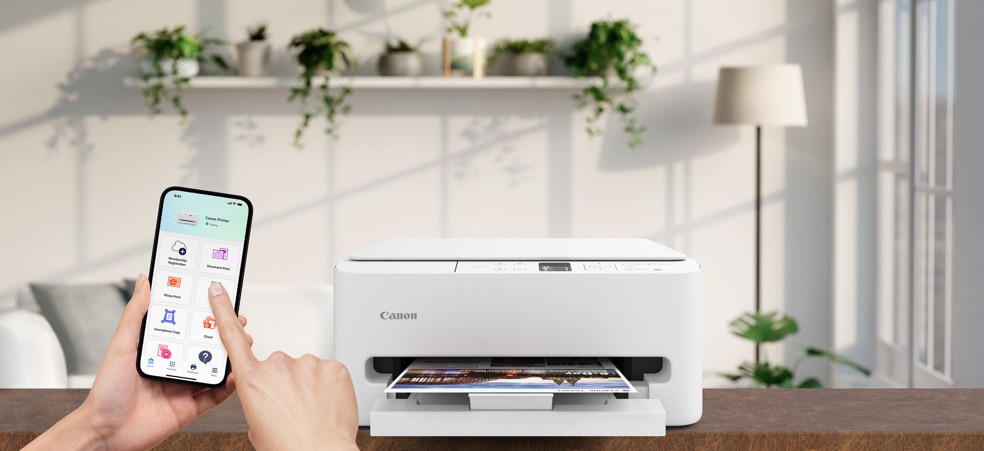 Canon PIXMA TS6550I – Farbiges Tintenstrahl-MFP A4, 3-in-1 – WLAN