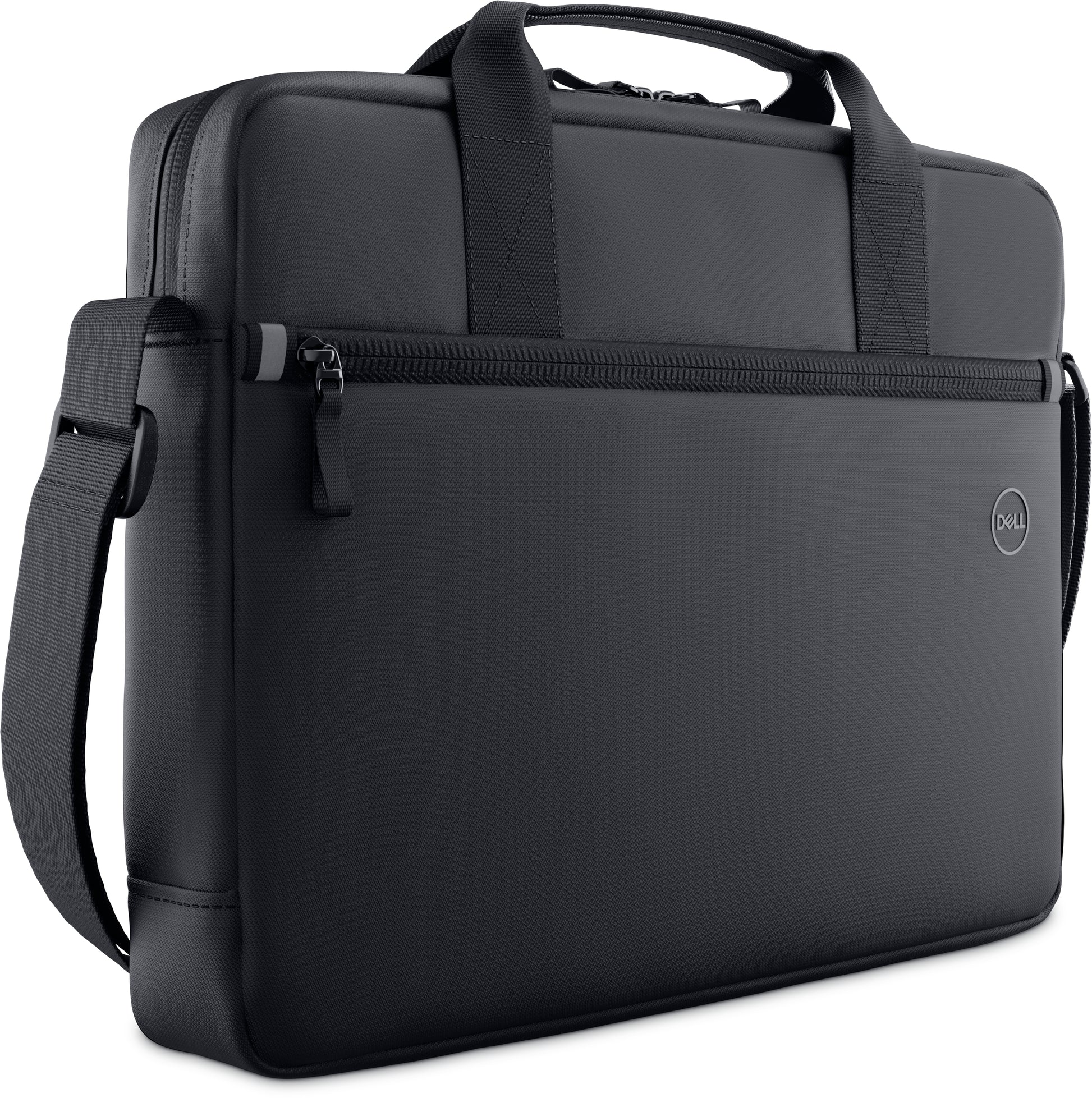 DELL Notebook-Tasche für Dell bis 16" – 100% recycelter Kunststoff, wasserabweisend – Schwarz, Packung mit 10