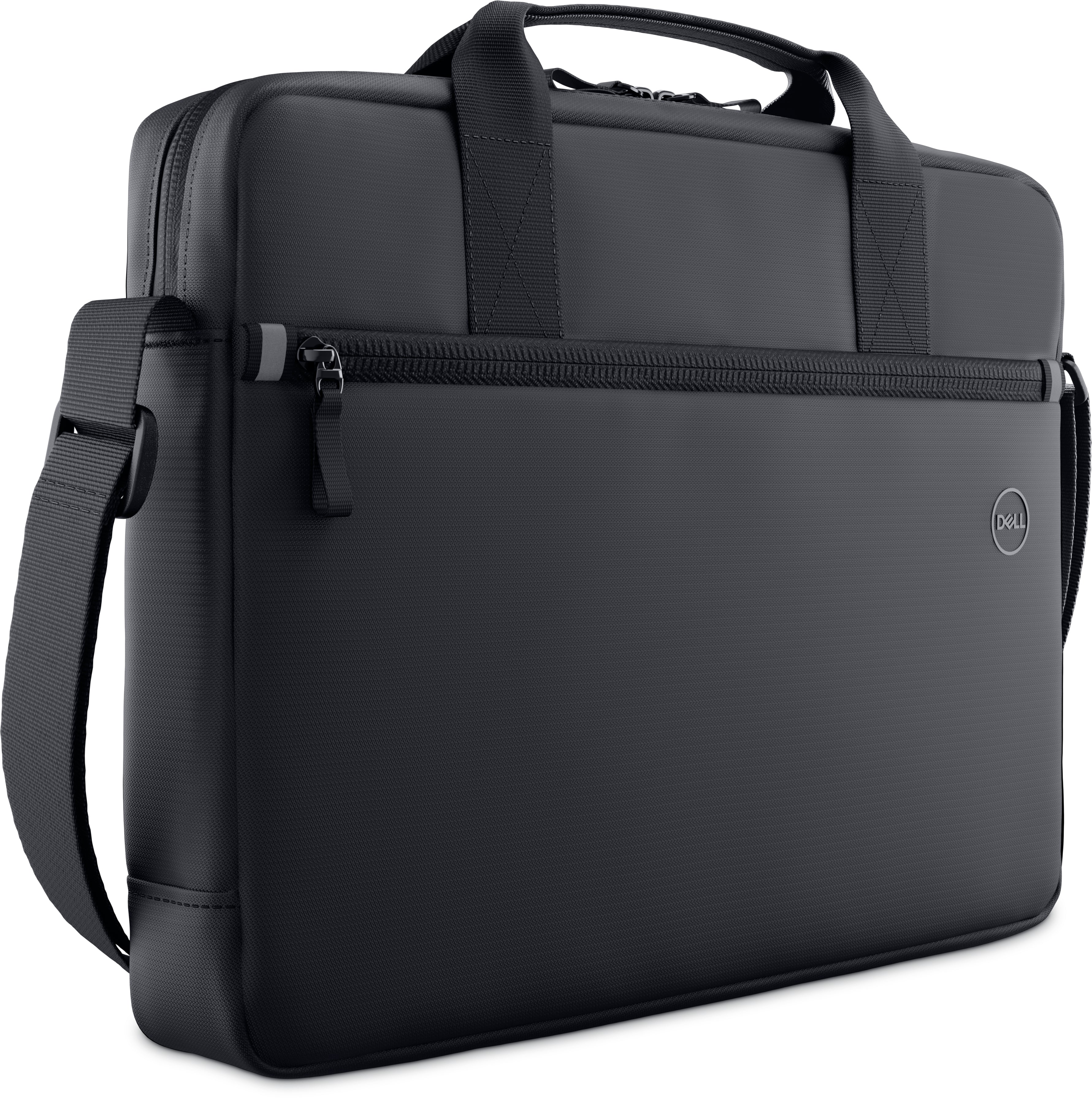 DELL Notebook-Tasche für Dell bis 16" – 100% recycelter Kunststoff, wasserabweisend – Schwarz, Packung mit 10