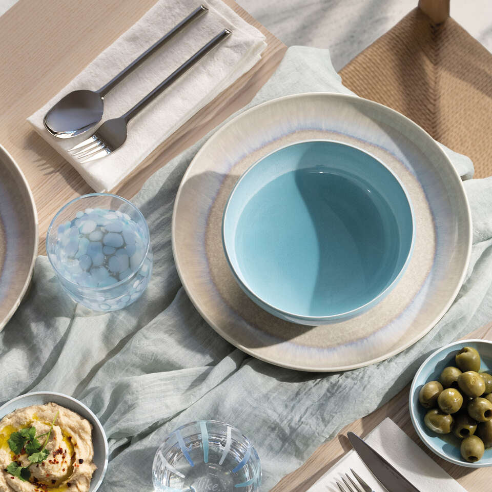 Villeroy & Boch Perlemor Müeslischale – 550 ml, Ø 16,9 cm, Porzellan, spülmaschinenfest, mikrowellengeeignet
