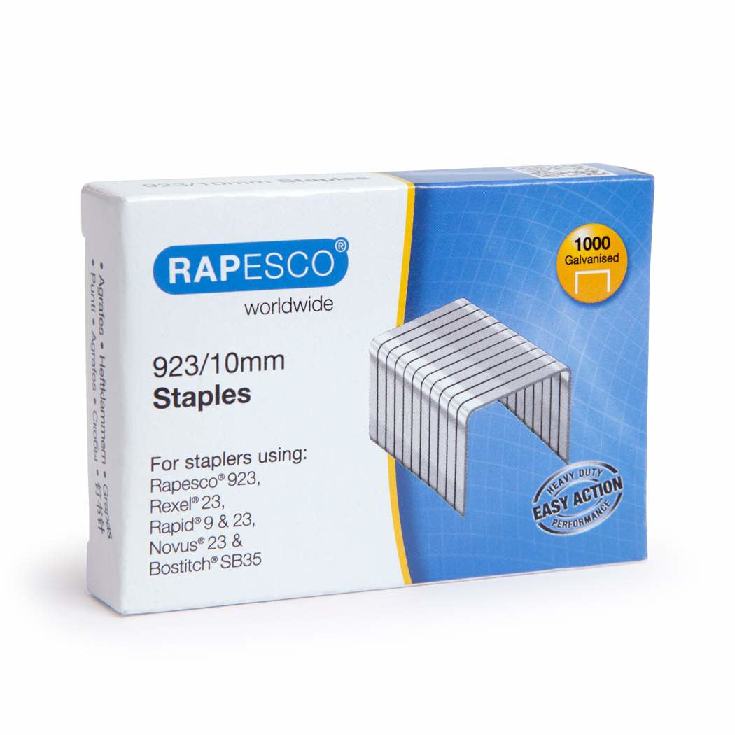Rapesco 1307 Germ Savvy Heftgerät – 100 Blatt, antibakteriell, für 24/6, 24/8, schwarz