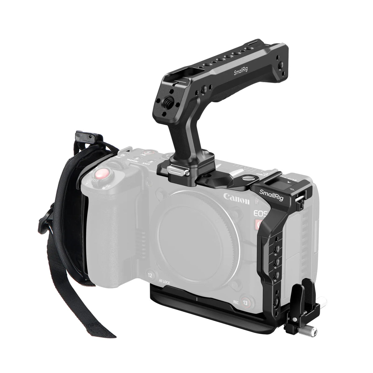 SmallRig Cage Kit – Kameracage – Aluminium, 172,4 × 174,2 × 129,8 mm, 394 g – für Canon EOS C50 – Schwarz