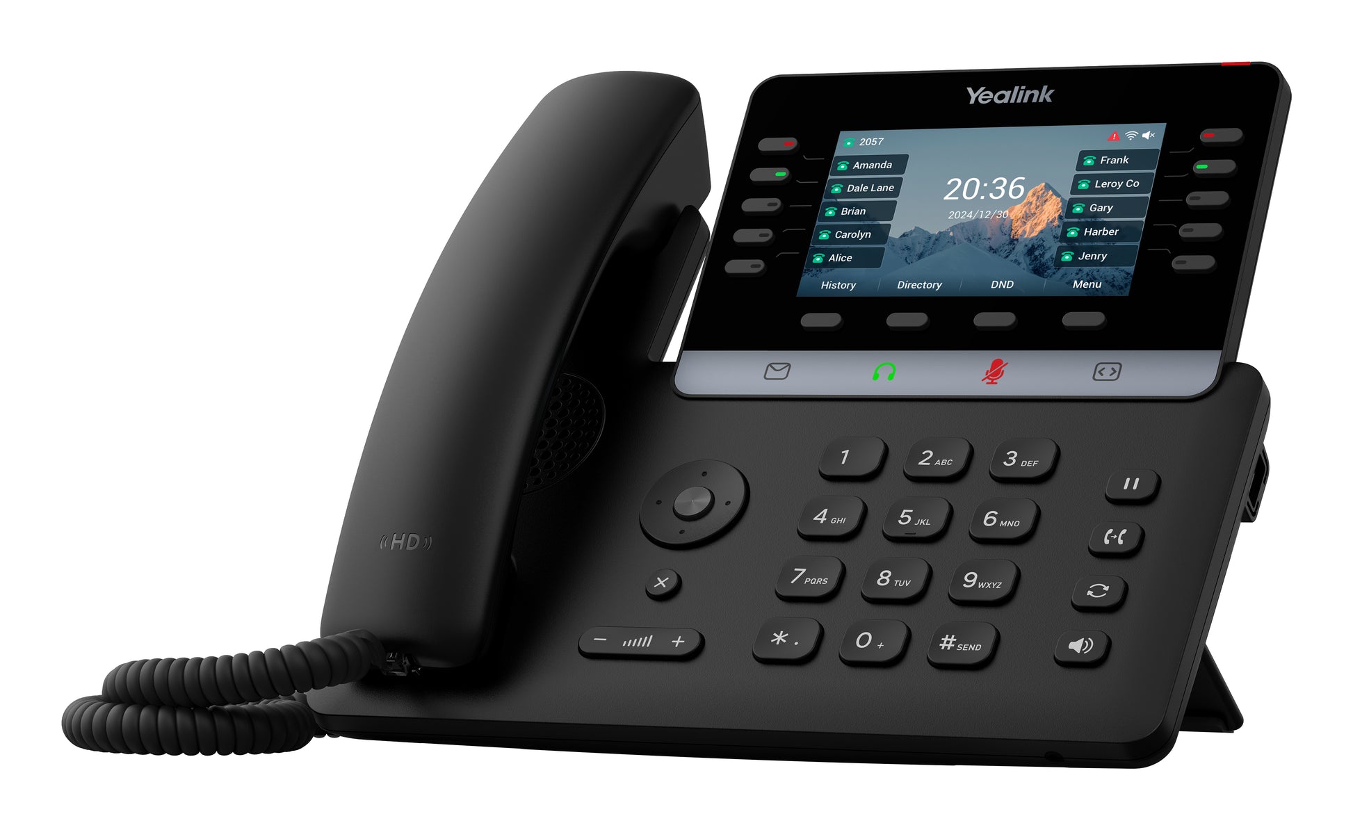 Yealink T74U – VoIP-Telefon, schwarz