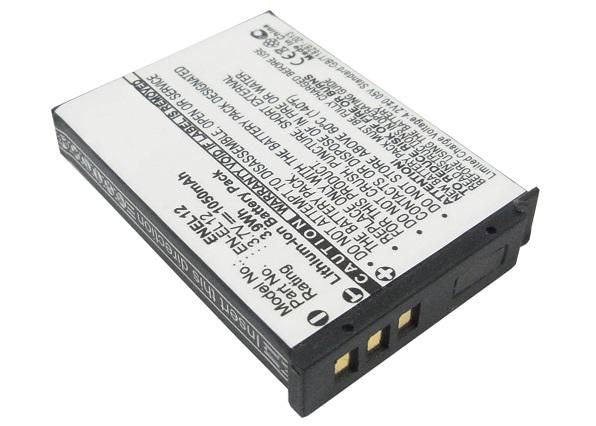 CoreParts EN-EL12 Akku – 1050 mAh / 3,9 Wh, 3,7 V Li-Ion – für Nikon Coolpix AW100s, S1000pj, S6150