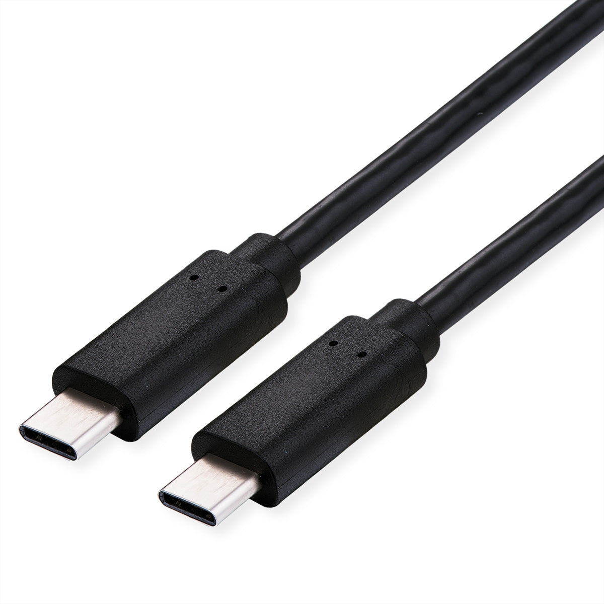 VALUE USB-C auf USB-C Kabel – USB4 20 Gbit/s – 2 m – PD 100 W – Geschirmt – Schwarz