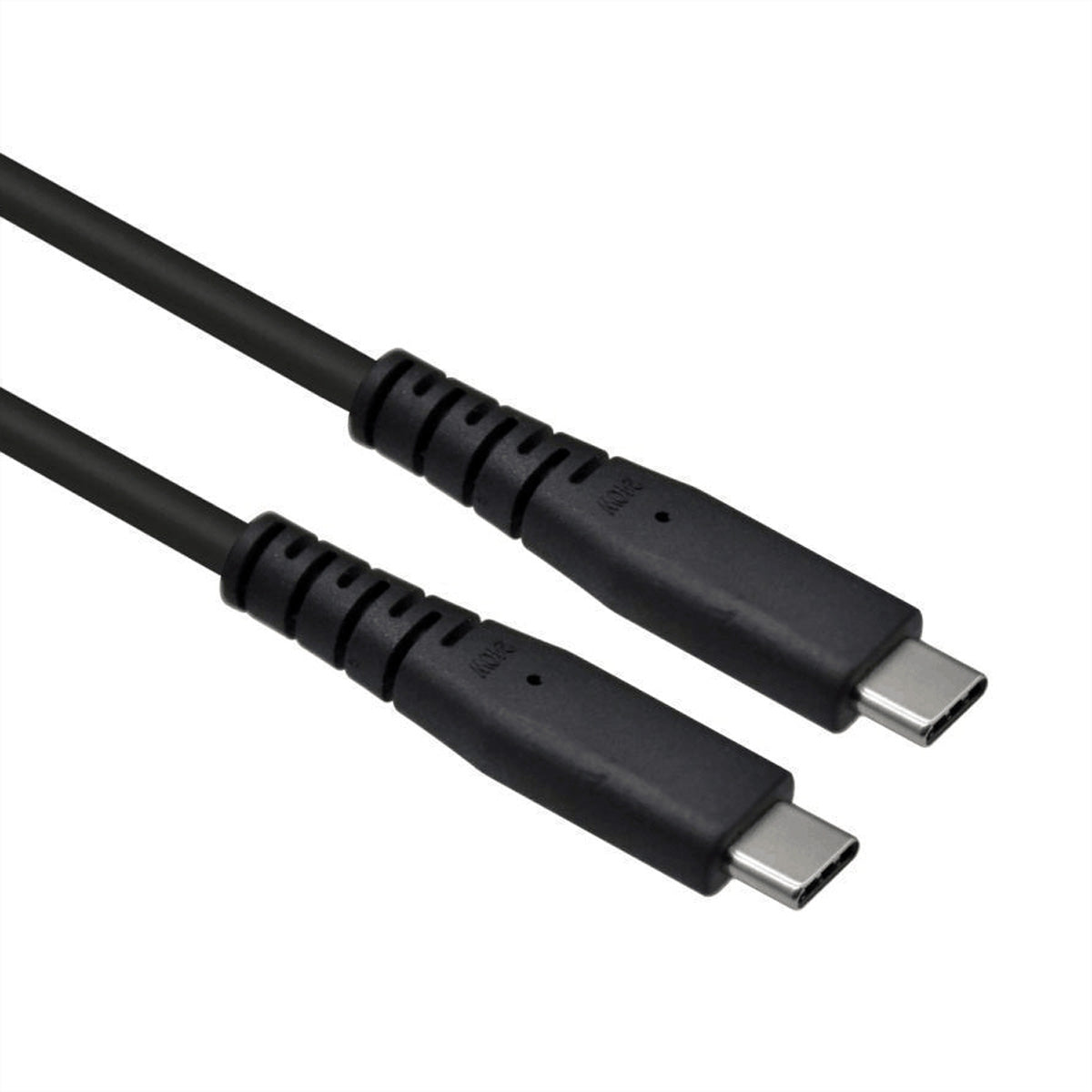 ROLINE USB-C auf USB-C Kabel – USB4 40 Gbit/s – 3 m – PD 240 W – Geschirmt, vergoldete Kontakte – Schwarz