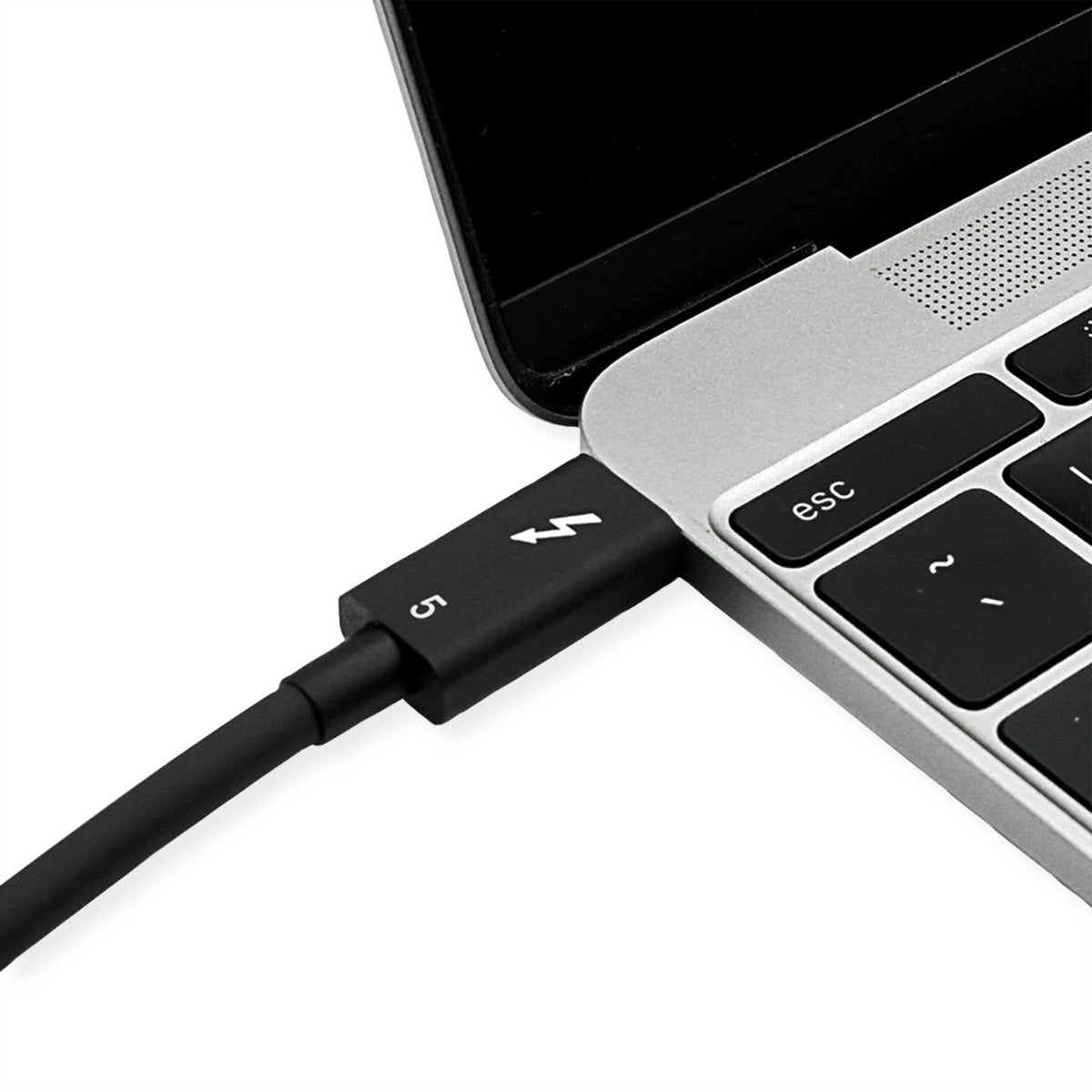 ROLINE Thunderbolt 5 (USB-C) Kabel – 80 Gbit/s – 1 m – PD 240 W – Passiv, Geschirmt – Schwarz