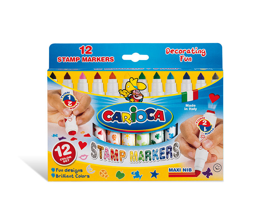 Carioca Filzstifte Stamperello, 12 Stk.