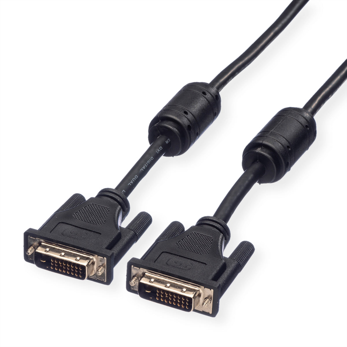 ROLINE DVI-D Kabel – 2560×1600 – 7,5 m – verriegelbar