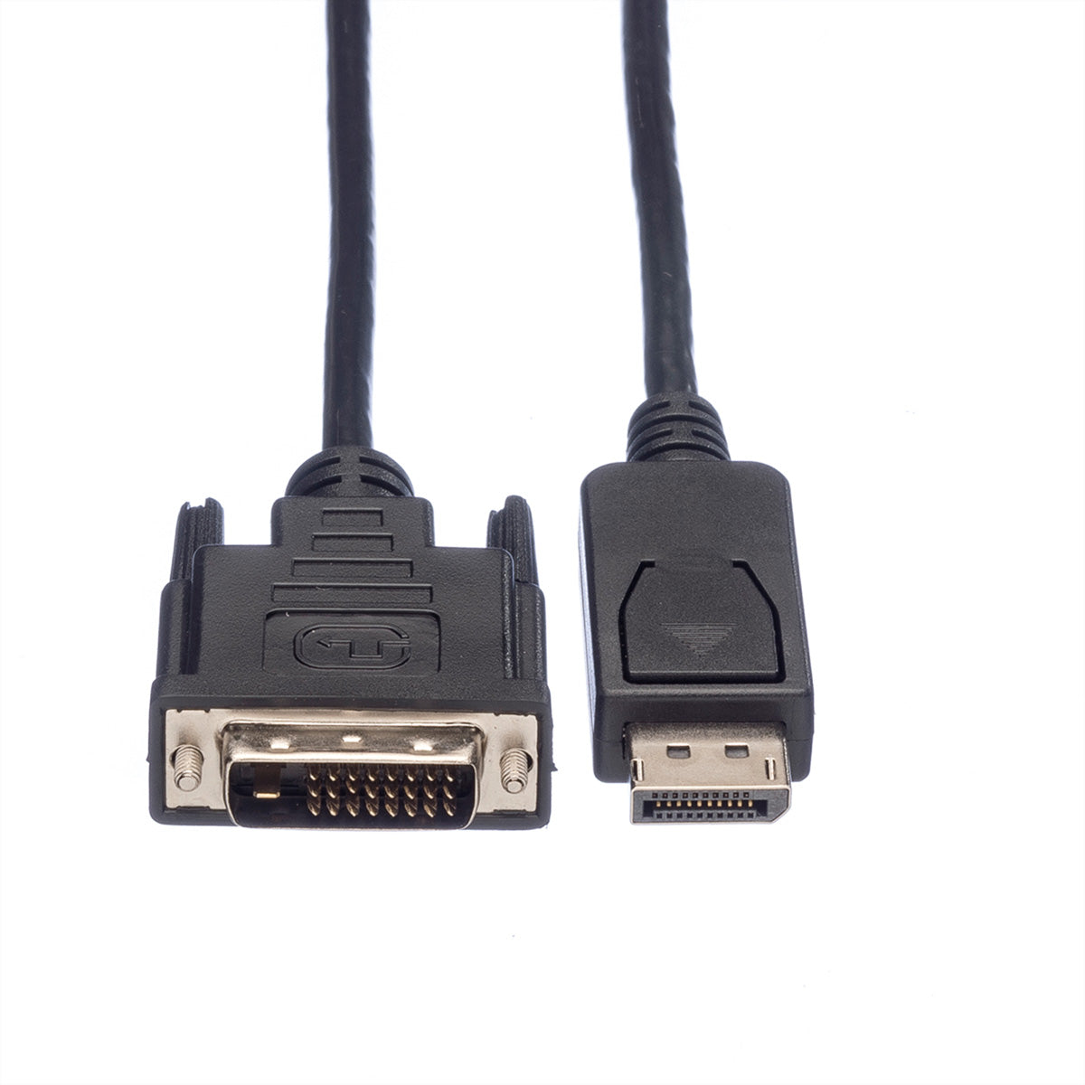 ROLINE DisplayPort auf DVI Kabel DP 1.1 1080p 60 Hz – 3 m – verriegelbar – für Grafikkarten mit DisplayPort