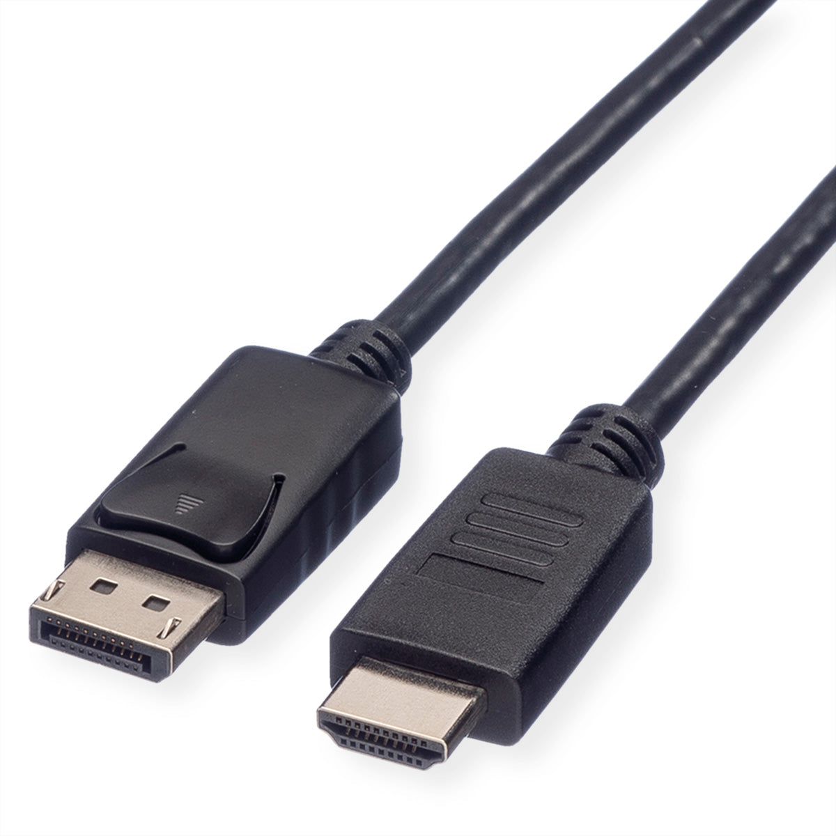 ROLINE DisplayPort auf HDMI Kabel DP 1.1 1080p 60 Hz – 3 m – für TV, Beamer, Projektor