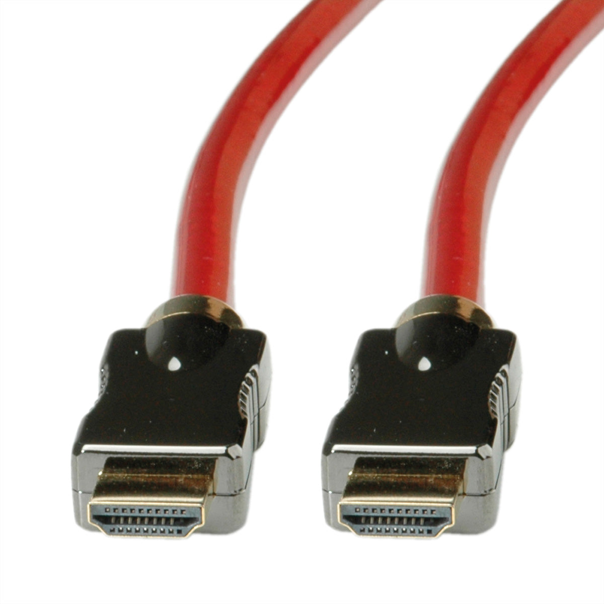 ROLINE HDMI Kabel HDMI 2.1 – 8K 60 Hz – 5 m – Ethernet – Rot