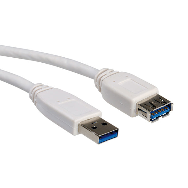 VALUE USB-A Verlängerungskabel (Stecker auf Buchse) – USB 3.2 Gen 1 (5 Gbit/s) – 1,8 m – Grau
