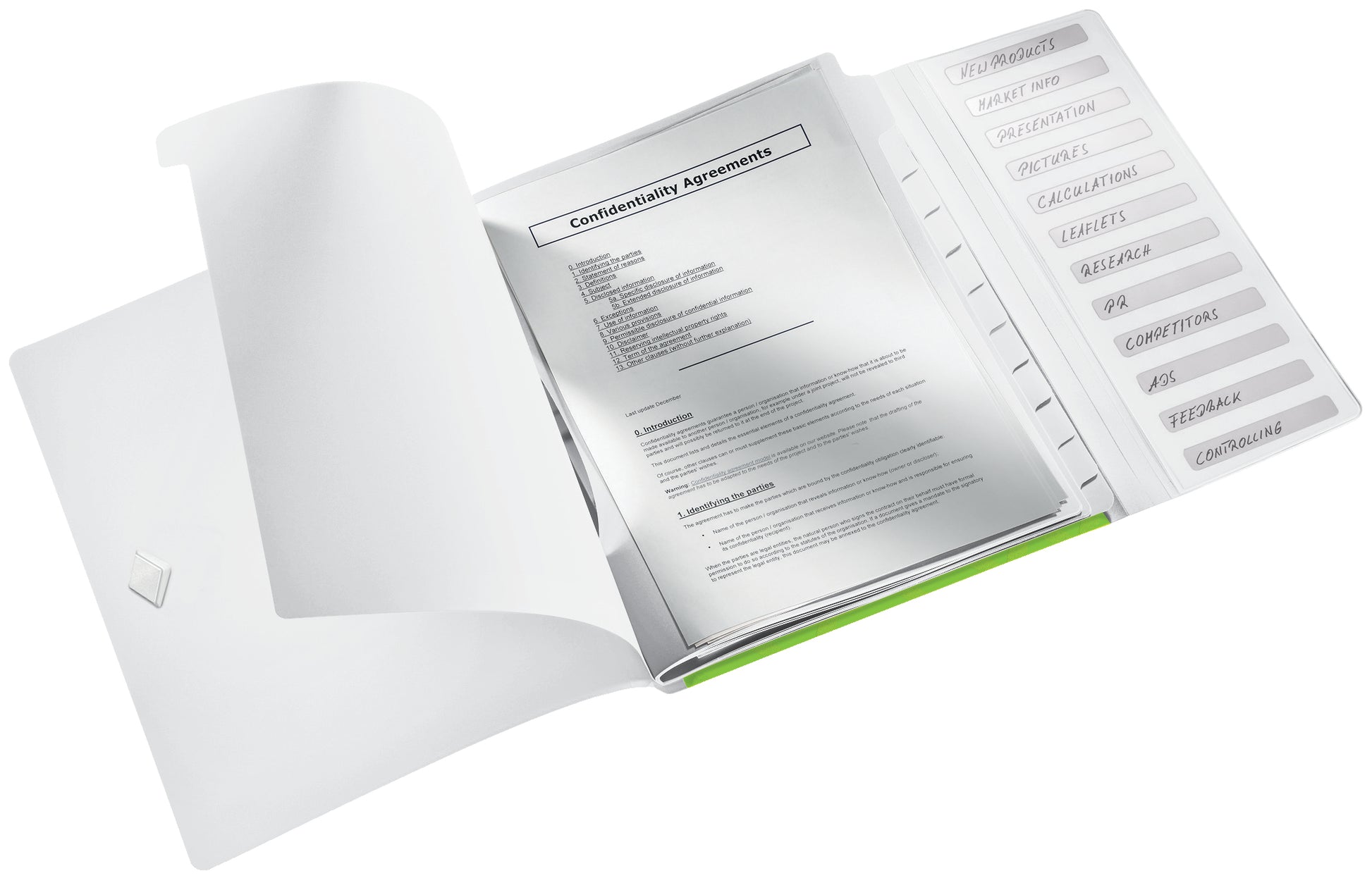 Leitz Sammelmappe für A4, Kunststoff, grün