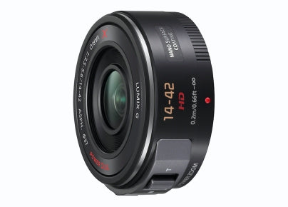 Panasonic 14–42 mm f/3.5–5.6 MFT Objektiv – Power O.I.S. – für Lumix G