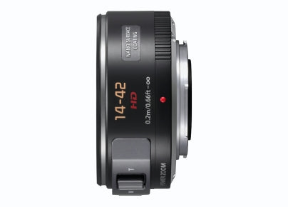 Panasonic 14–42 mm f/3.5–5.6 MFT Objektiv – Power O.I.S. – für Lumix G