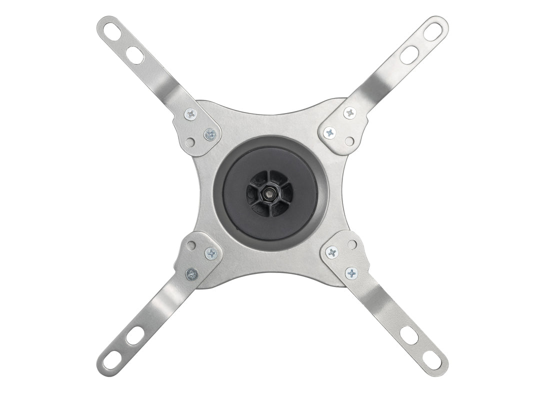 Multibrackets Wandhalterung, drehbar, für 19", VESA 100×100, bis 15 kg, höhenverstellbar, Silber