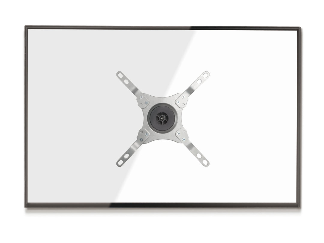 Multibrackets Wandhalterung, drehbar, für 19", VESA 100×100, bis 15 kg, höhenverstellbar, Silber