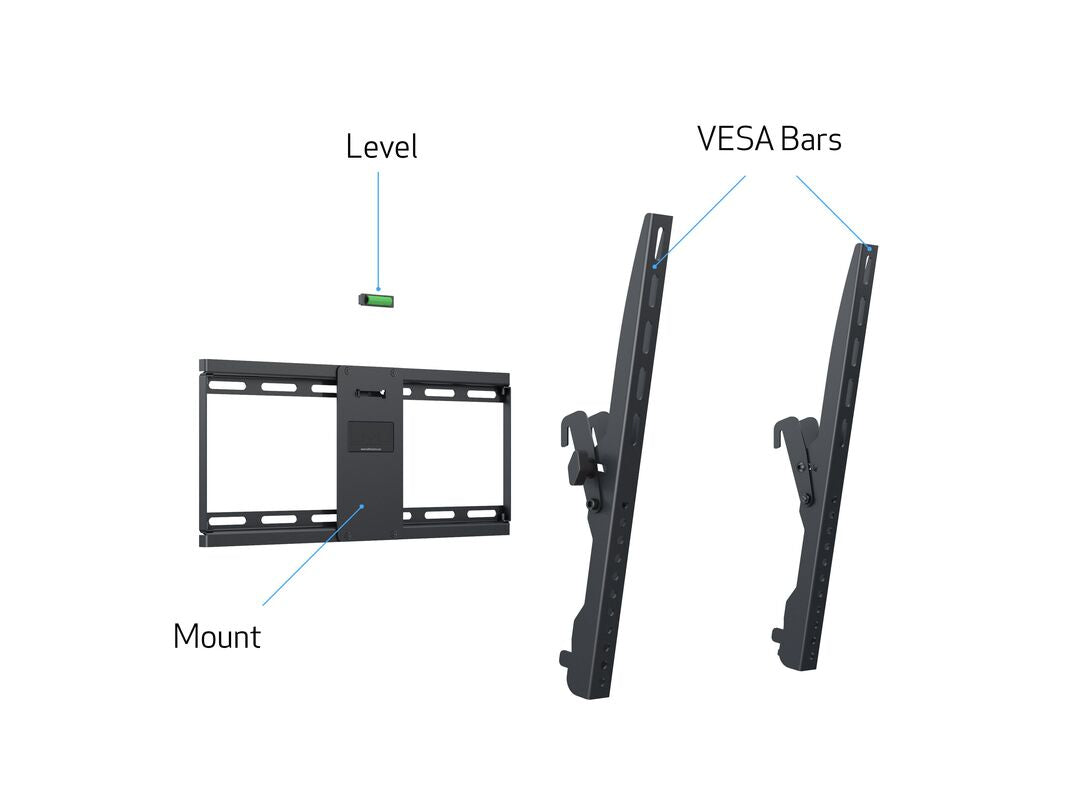 Multibrackets Tilt Wallmount M – Wandhalterung, neigbar, für 34", VESA 200×200, bis 75 kg, schwarz