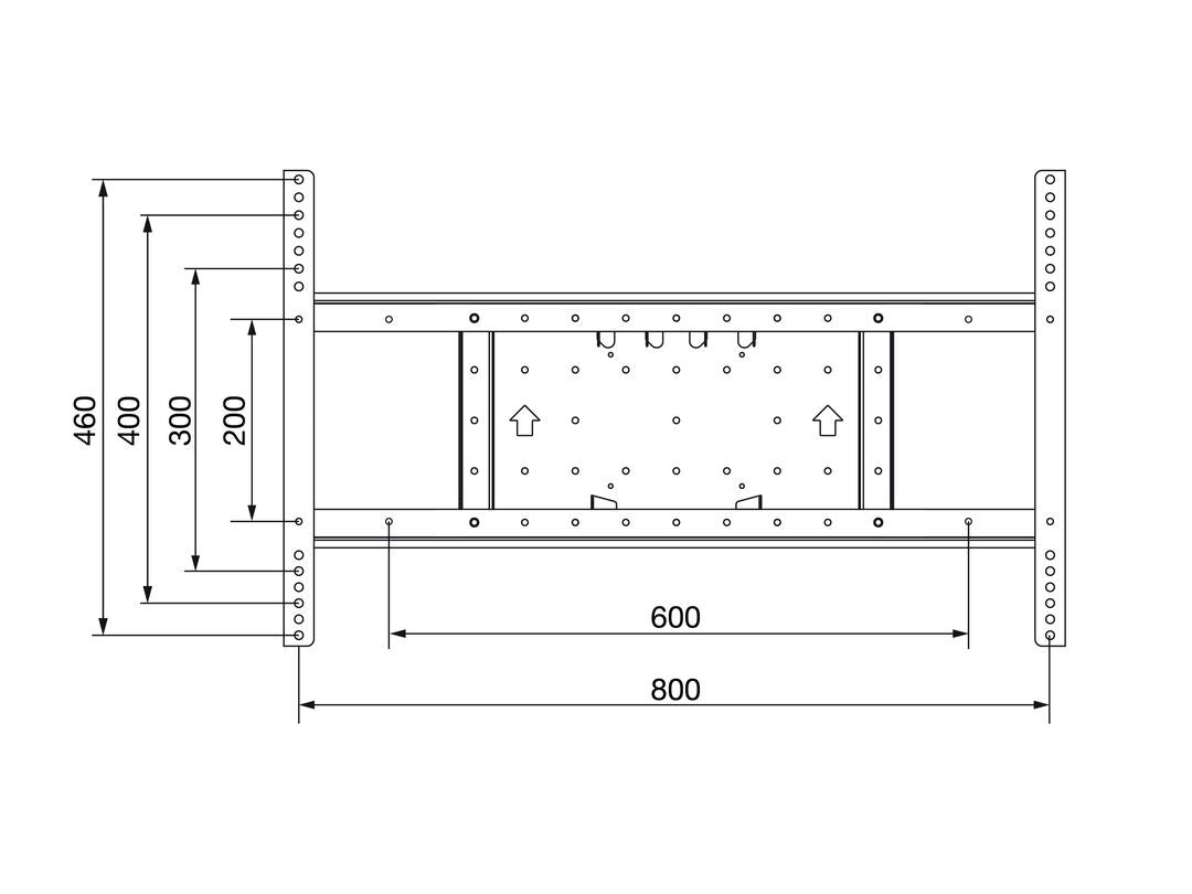 Multibrackets Extension Kit – Zubehör: Erweiterungsset, Schwarz