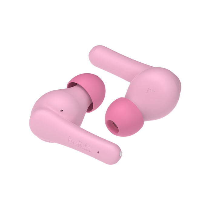 Belkin SoundForm Nano2 – True Wireless In-Ear Kopfhörer – Bluetooth – für Kinder, Pink