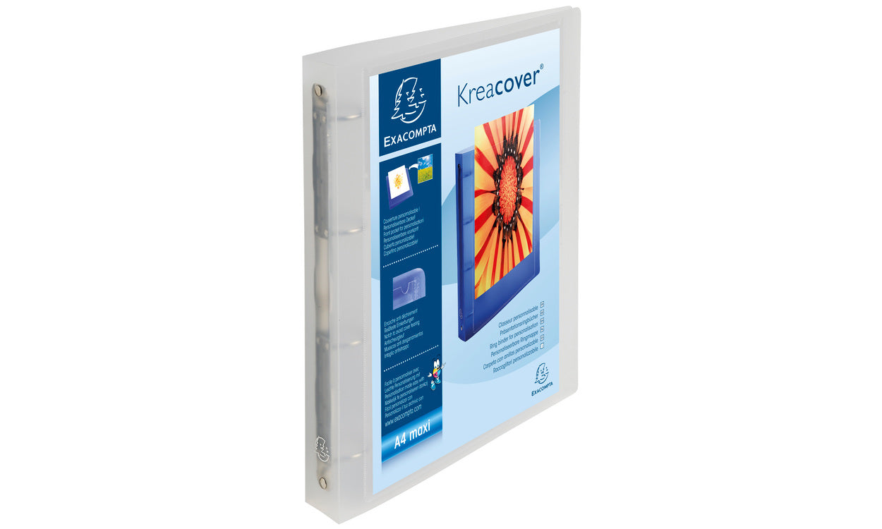 Exacompta Zeigebuch – A4/A4+ – Transparent, Weiss