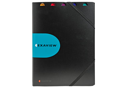 Exacompta Sichtbuch Exaview A4, 40 Hüllen, PP, 2 mm, schwarz
