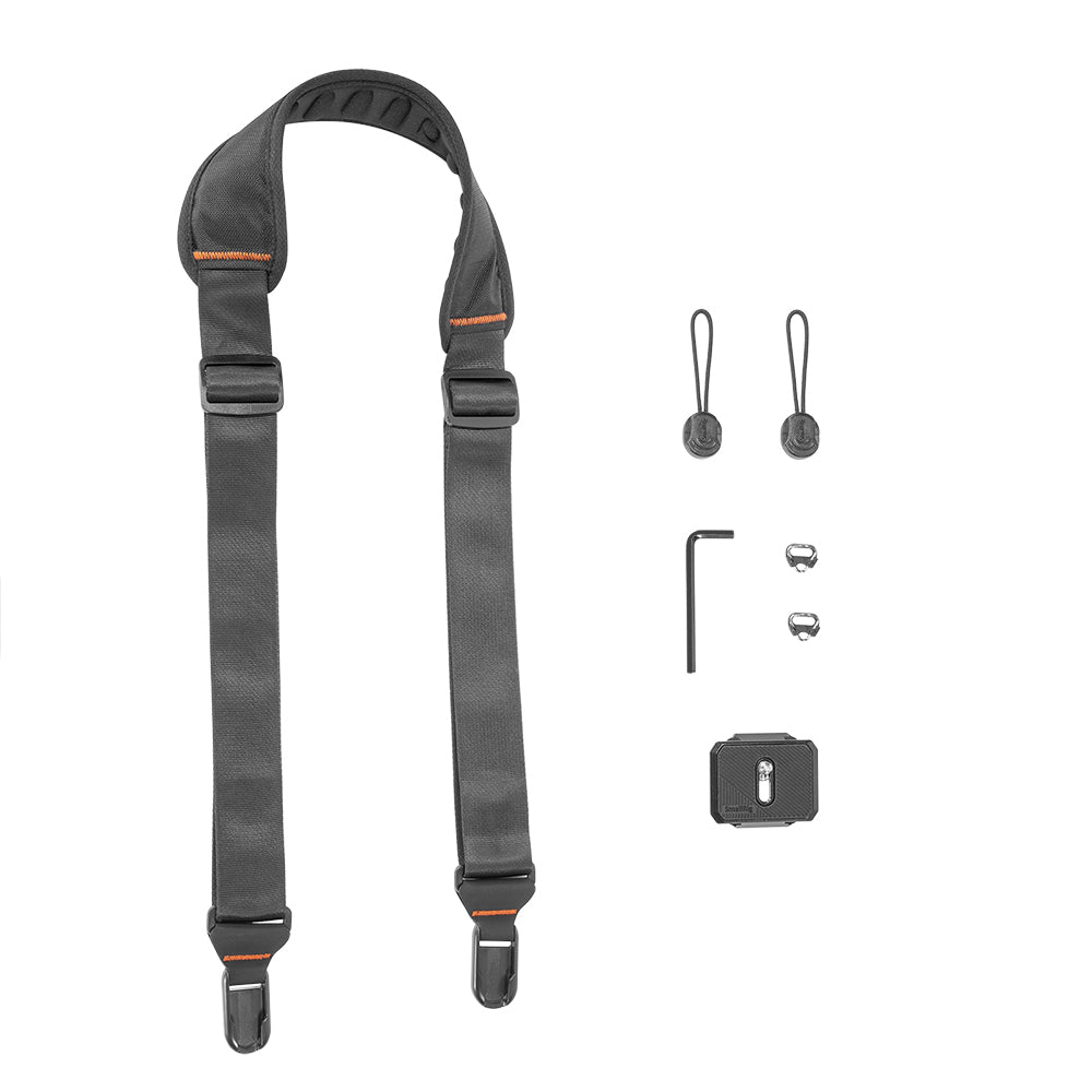 SmallRig 2428 Schultergurt – 1,6 m, 65 mm, Aluminium/Schaum/Polyester – Schwarz