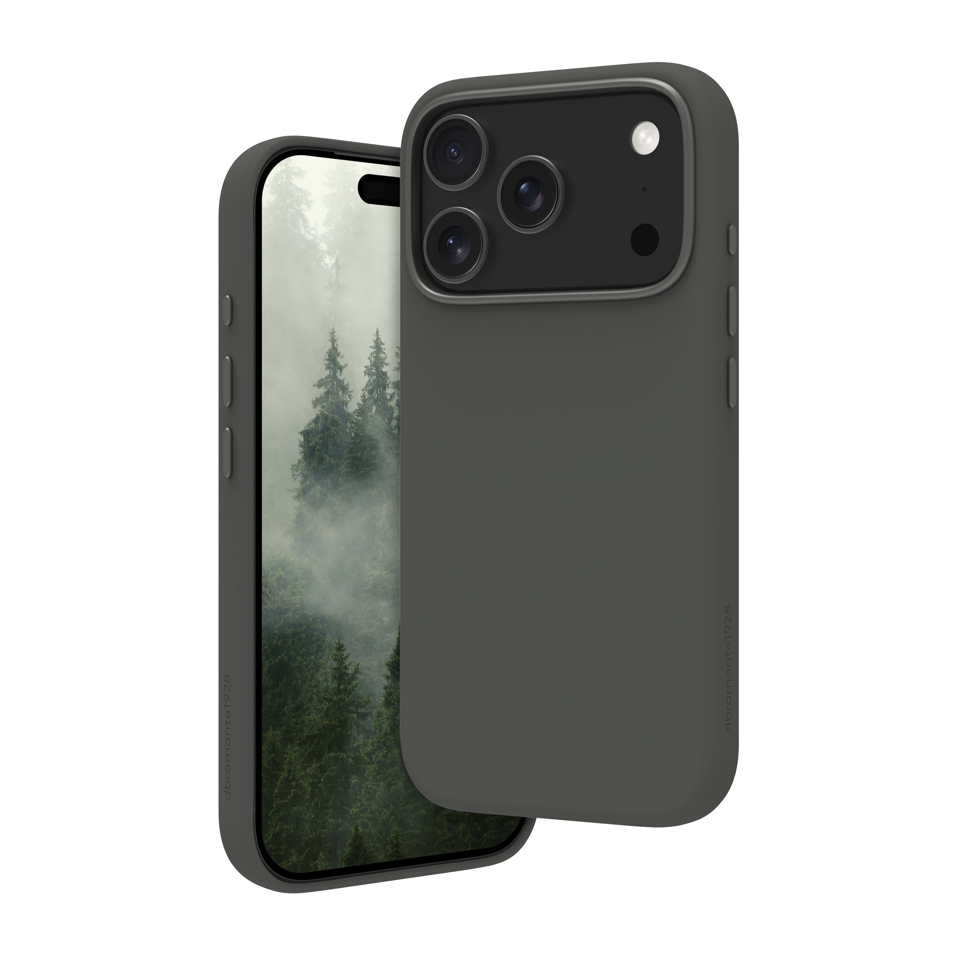 dbramante1928 Roskilde MS ICON Backcover – für Apple iPhone 17 Pro, MagSafe, Kunststoff, Forest Shadow
