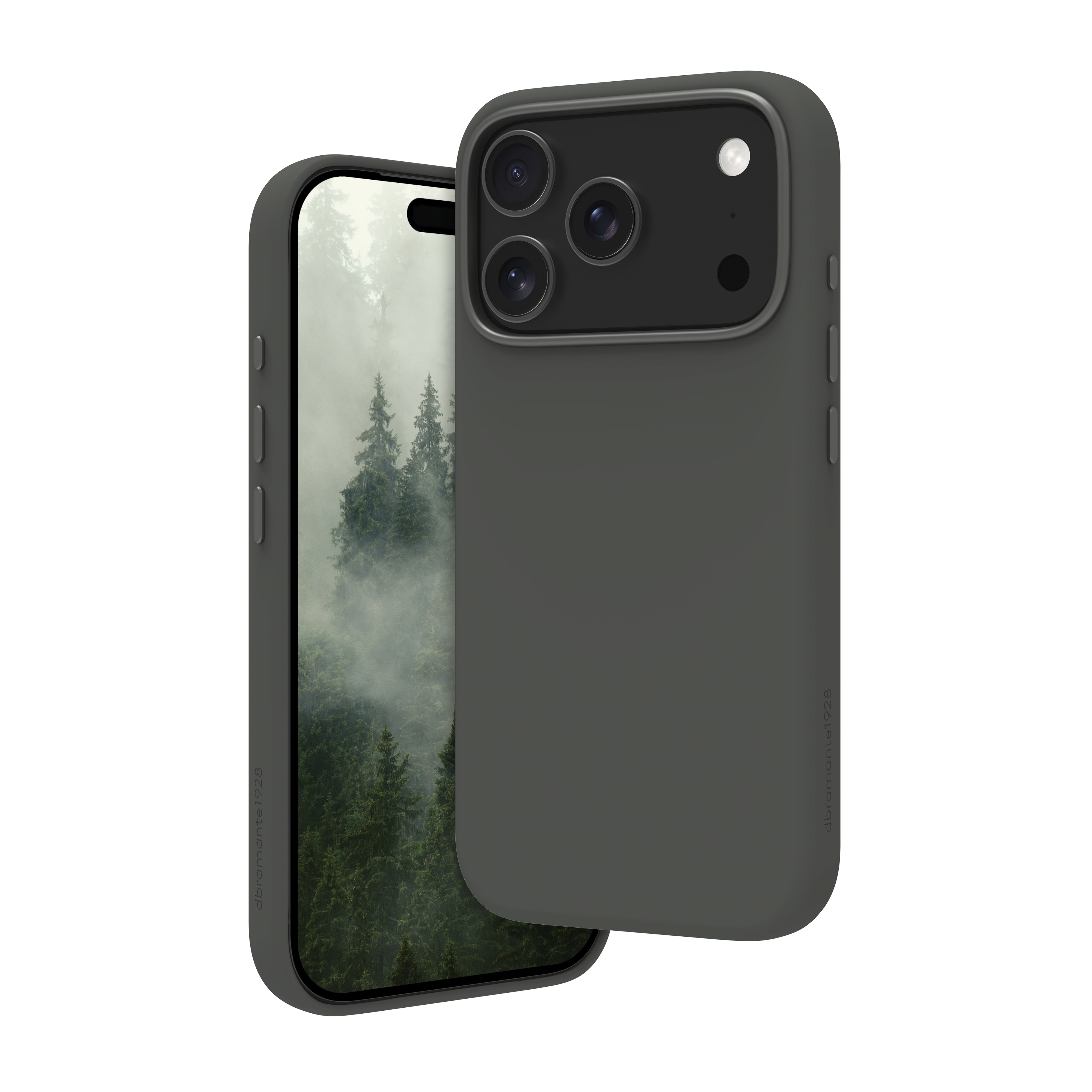dbramante1928 Roskilde MS ICON Backcover – für Apple iPhone 17 Pro, MagSafe, Kunststoff, Forest Shadow