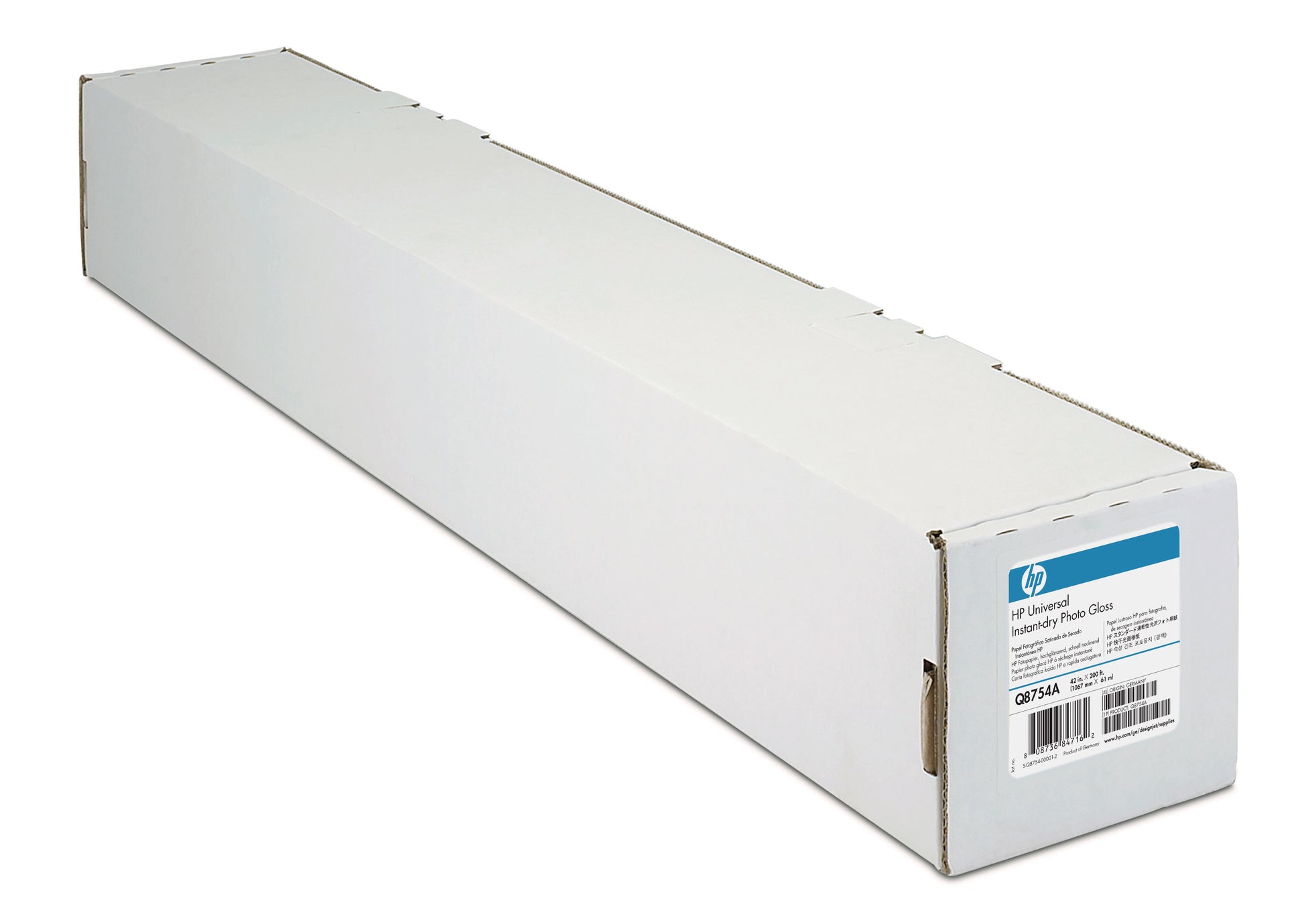 HP Fotopapier – glänzend, 1067 mm × 30 m, 190 g/m² – für DesignJet