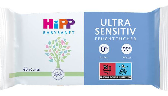 HiPP Feuchttücher Babysanft – Ultra sensitiv – 240 Stk