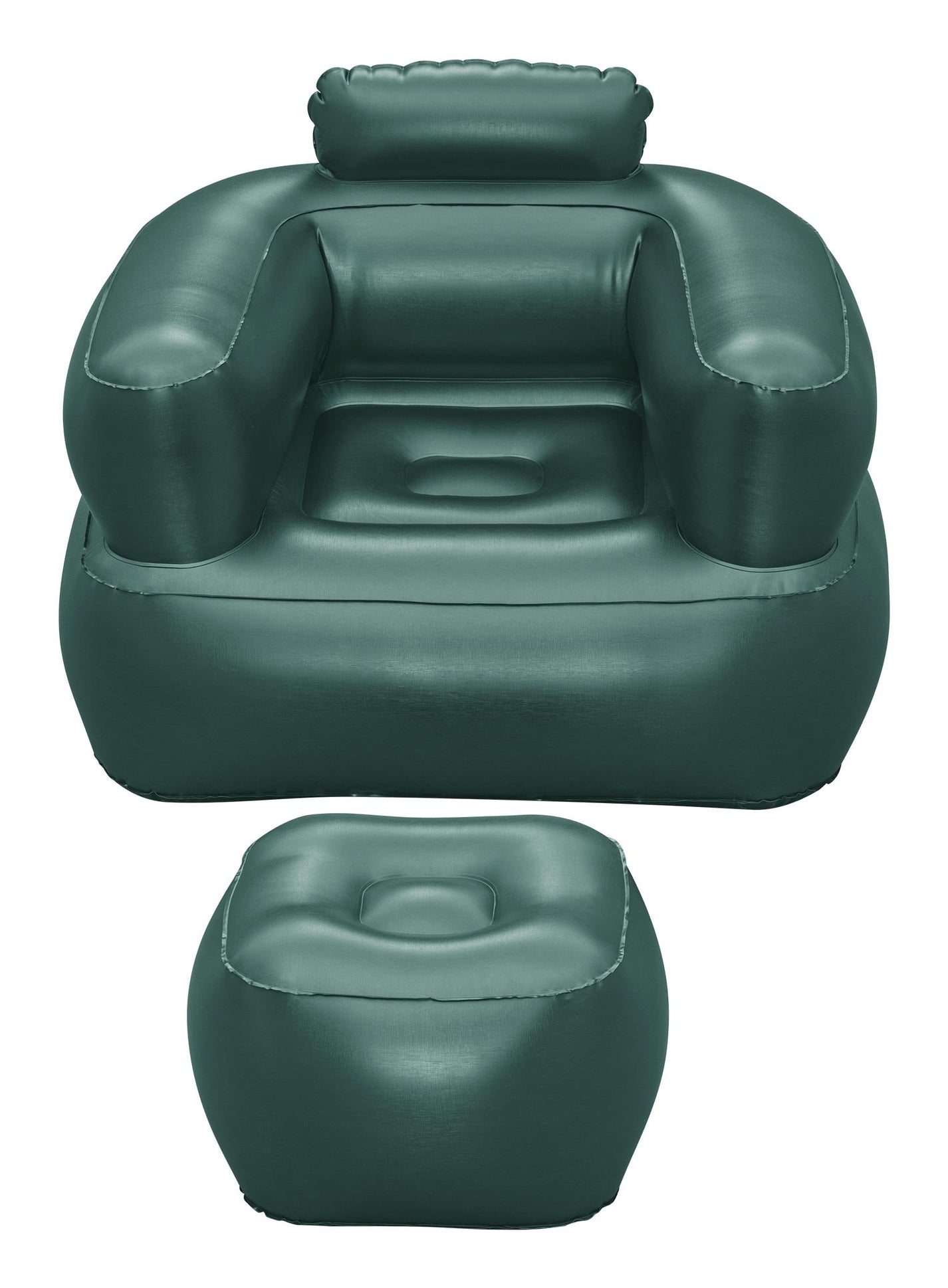 Bestway Kinderstuhl 75137 – 99 × 107 × 80 cm – PVC – mehrfarbig – mit Flickzeug, Ottoman