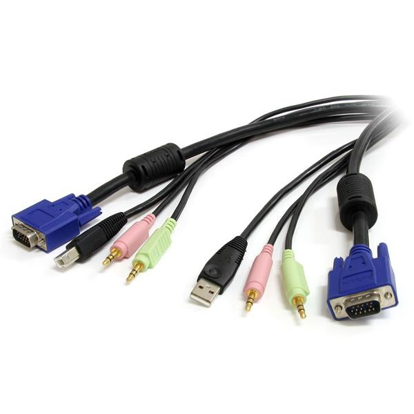 StarTech.com USB/VGA KVM-Kabel, 1,8 m, Audio