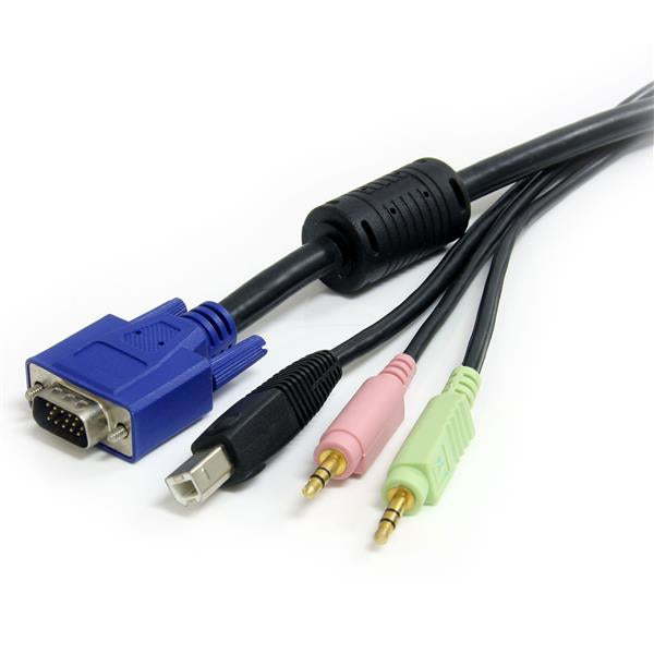 StarTech.com USB/VGA KVM-Kabel, 1,8 m, Audio