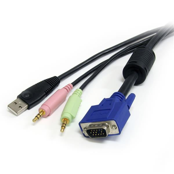 StarTech.com USB/VGA KVM-Kabel, 1,8 m, Audio