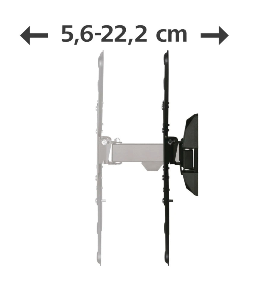 Hama Wandhalterung – Vollbeweglich – 32–65" – VESA 75×75–400×400 – bis 20 kg, Kabelführung – 00220823