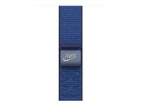 Apple Nike Sport Loop – Armband – für Apple Watch 40 mm, Blau, One Size