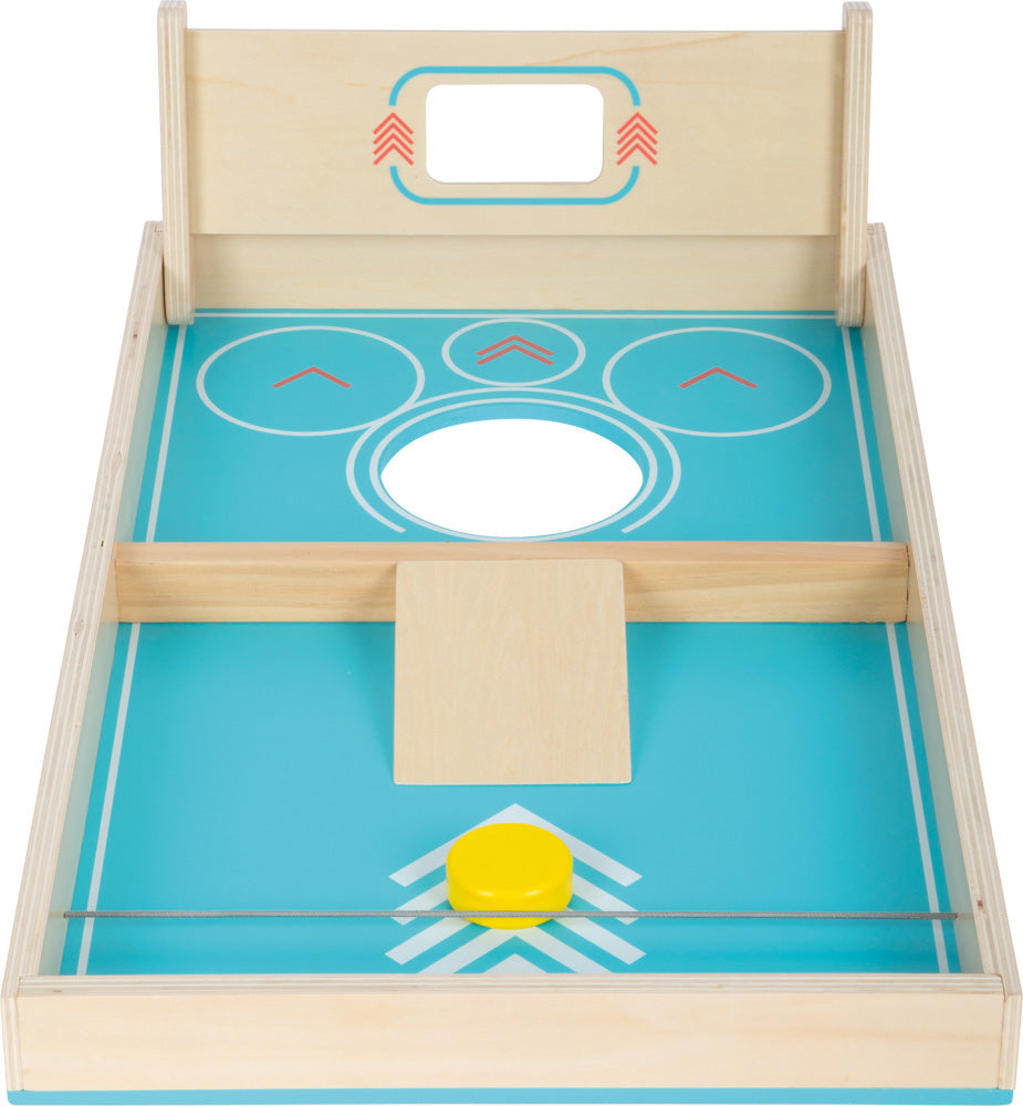 Small foot Cornhole und Sling Puck – Geschicklichkeitsspiel, 1 Spieler, ab 5 Jahren