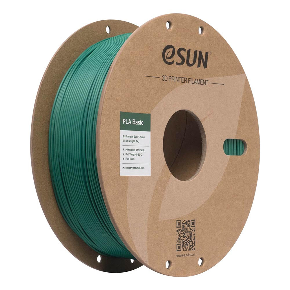 eSUN 3D-Drucker-Filament PLA 1,75 mm Grün, 1 kg