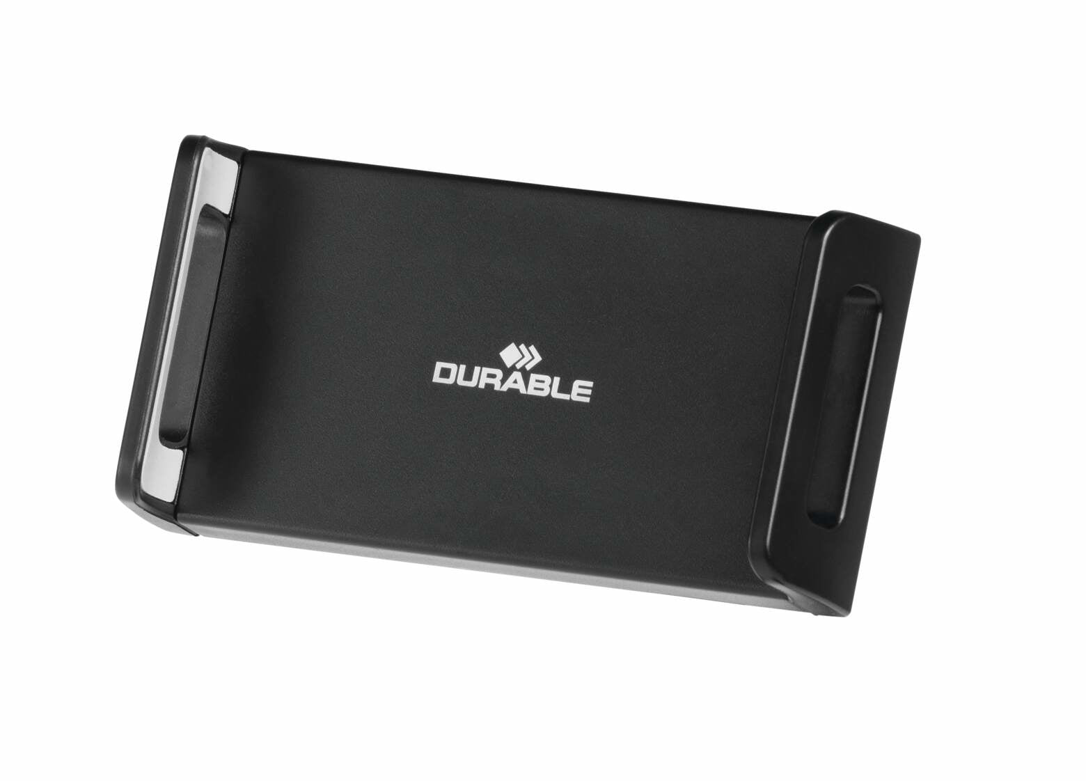 Durable TWIST COMBI Tablet-Tischhalterung für 4,7–13" – 360° drehbar, Hoch-/Querformat – Schwarz