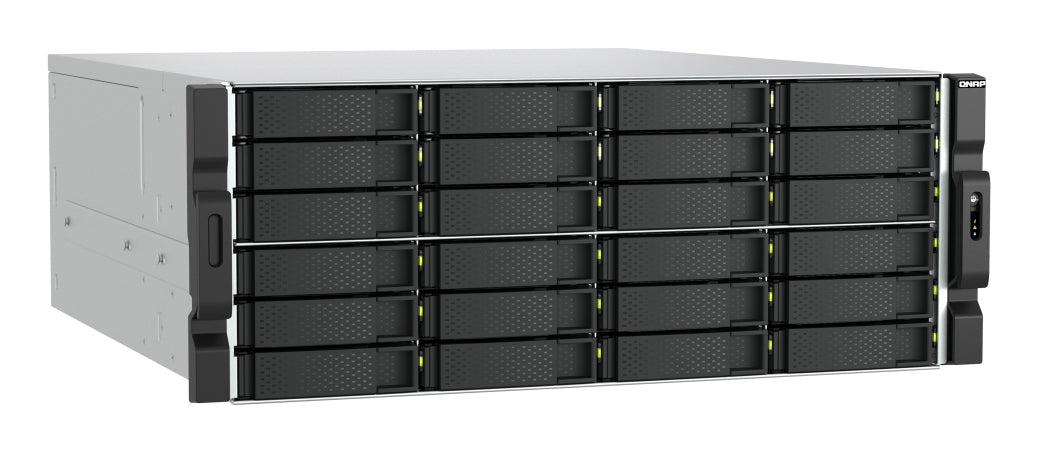 QNAP TS-h2477AXU-RP-R7D-24H02 Speichergerät – 288 TB, SATA, 4U, 24-Bay, Ryzen 7 7700, 32 GB DDR5