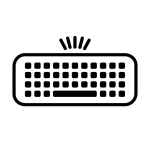 HP 975 – Tastatur – Bluetooth & 2,4 GHz (Nano-Empfänger) – USB-C – beleuchtet – Schwarz
