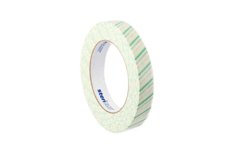 Stericlin Verpackungsband, 19 mm × 50 m, beige, mit STEAM-, EO- und Heissluftindikator