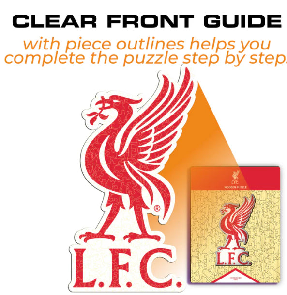 Iconic Puzzles Liverpool FC Puzzle – 270 Teile – 24 × 42 cm – ab 10 J. – Holz – FSC