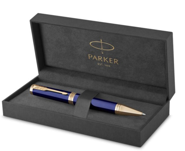 Parker Kugelschreiber – Dunkelblau, Glänzend, Aluminium
