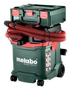 Metabo Absauganlage AS 36-18 H 30 PC-CC – 2-in-1, 2000 mAh, 30 l, Akkubetrieb
