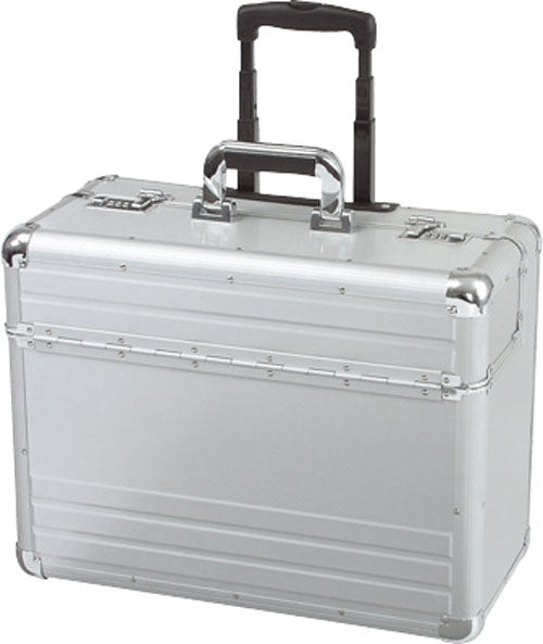 Alumaxx OMEGA – Pilotenkoffer, Aluminium, Kombinationsschloss, 45 × 38 × 23 cm